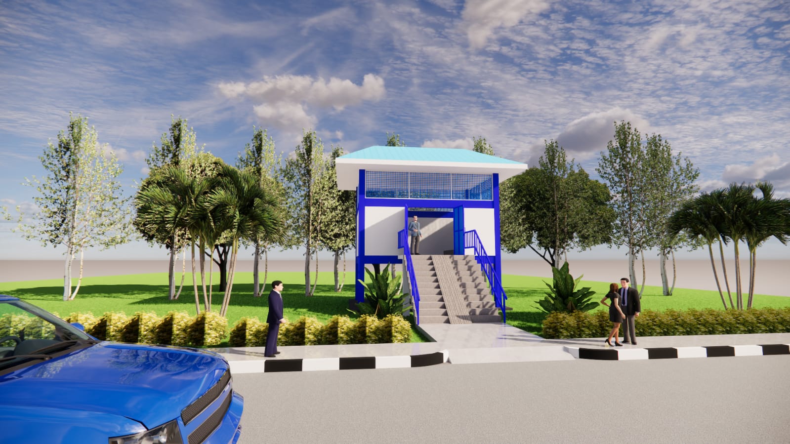 Perencanaan Rumah Genset Pelabuhan Long Melaham  Mahakam Hulu