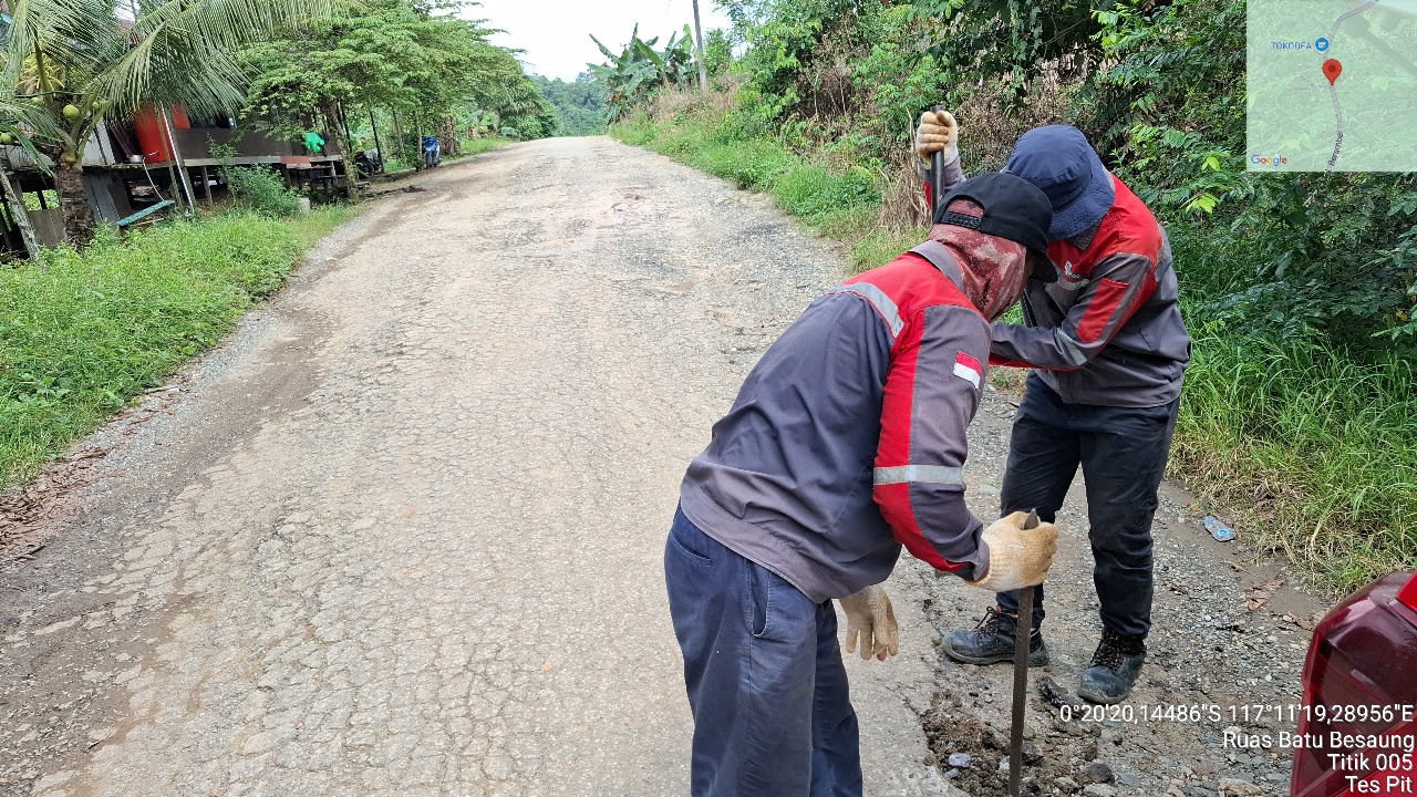 DED Ruas Jalan Batu Besaung ( Samarinda )