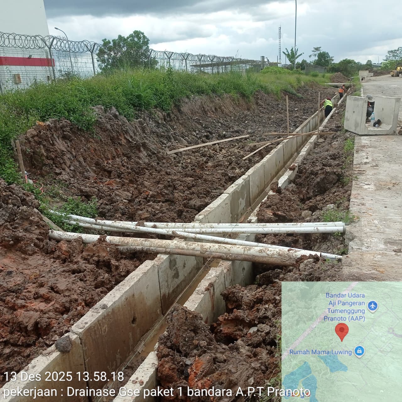 Pengawasan Pembuatan Drainase GSE Paket 1