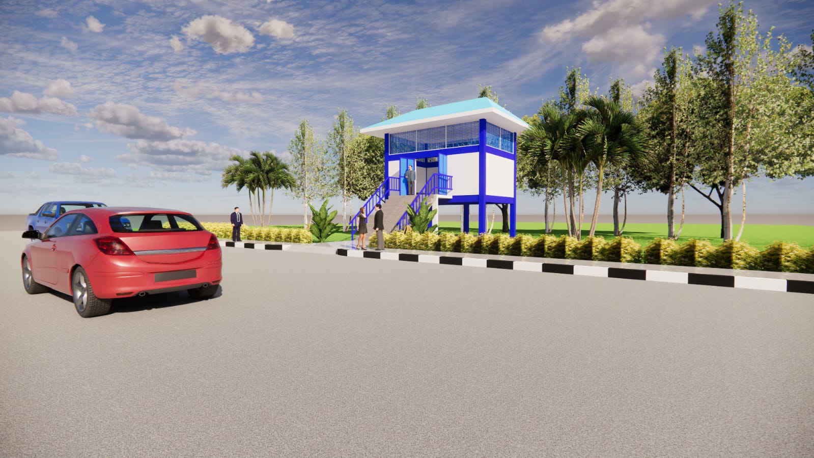 Perencanaan Rumah Genset Pelabuhan Long Melaham  Mahakam Hulu